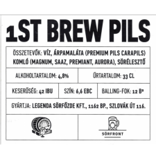 1st Brew Pils - KIFUTOTT - Szűretlen.hu